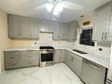 Warehouse sale! Very good price on painted solid wood cabinets