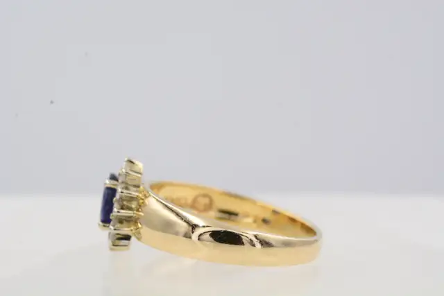 14K BLUE SAPPHIRE RING - Photo 2
