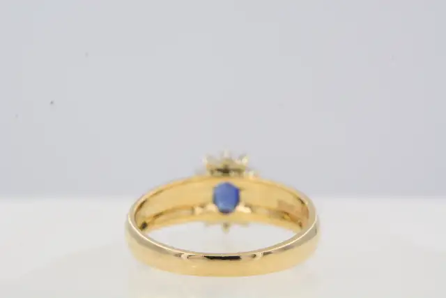 14K BLUE SAPPHIRE RING - Photo 3