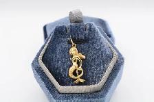 10K MERMAID PENDANT