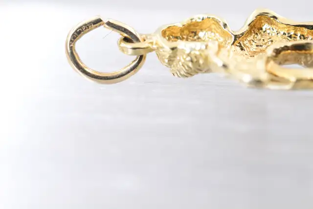 10K MERMAID PENDANT - Photo 4