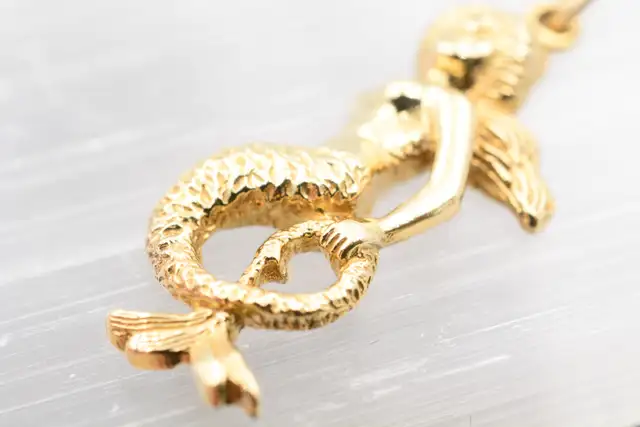 10K MERMAID PENDANT - Photo 5
