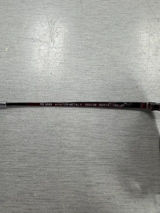 Ray-Ban AVIATOR METAL II Polarized Sunglasses - RB 3689 - Photo 3