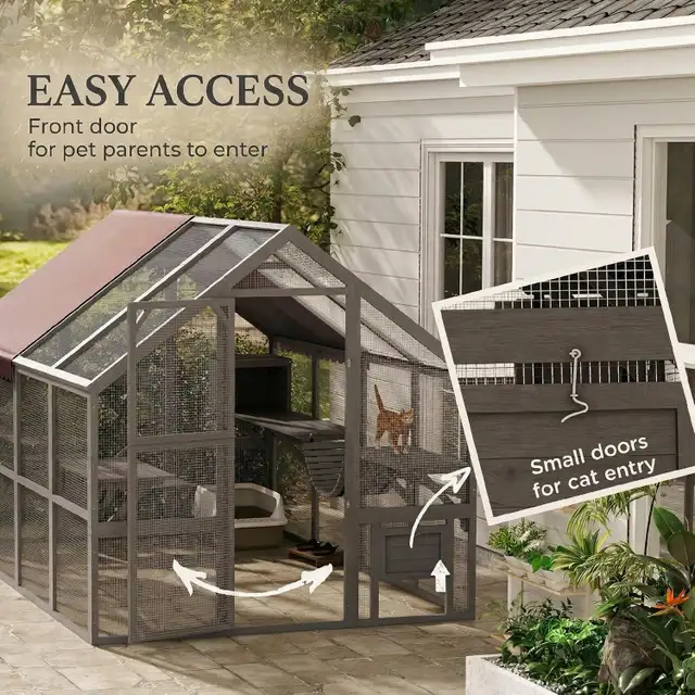 PawHut Catio Outdoor Enclosure - Photo 5
