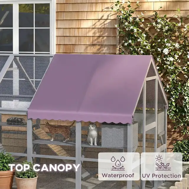 PawHut Catio Outdoor Enclosure - Photo 6