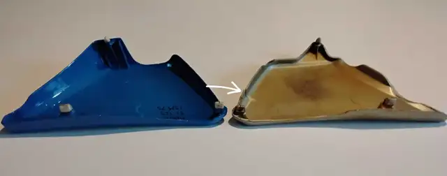 Moto Honda TL125 genuine side cover 1973-1976 couvercle de coté - Photo 5