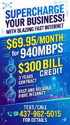 Bell New Customers Business Internet Offer