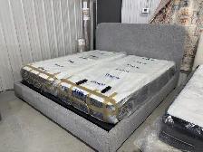 King adjustable bed with massage