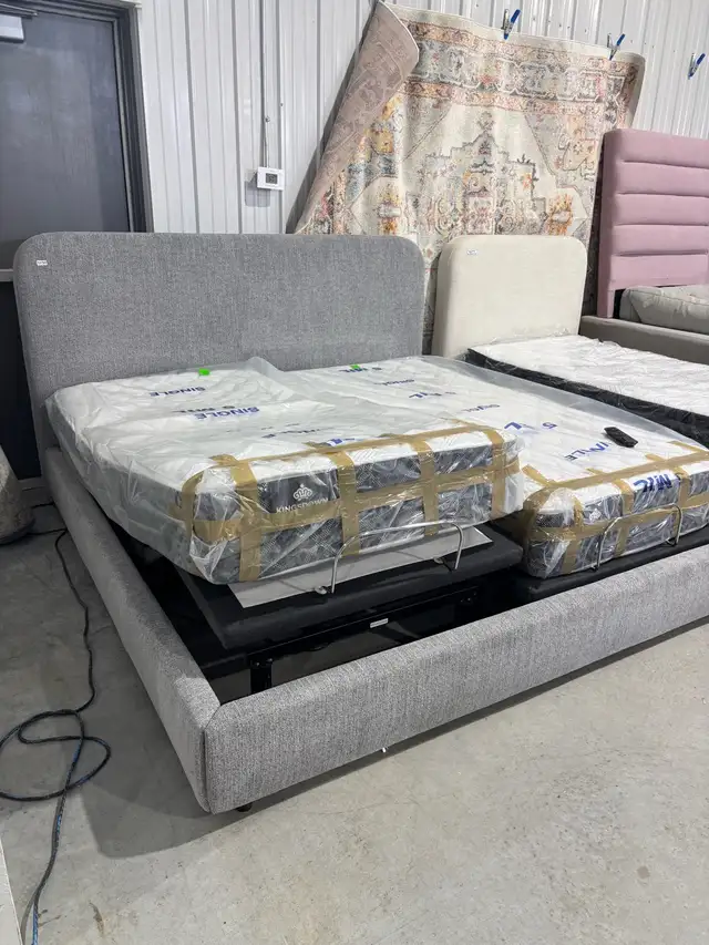 King adjustable bed with massage - Photo 2