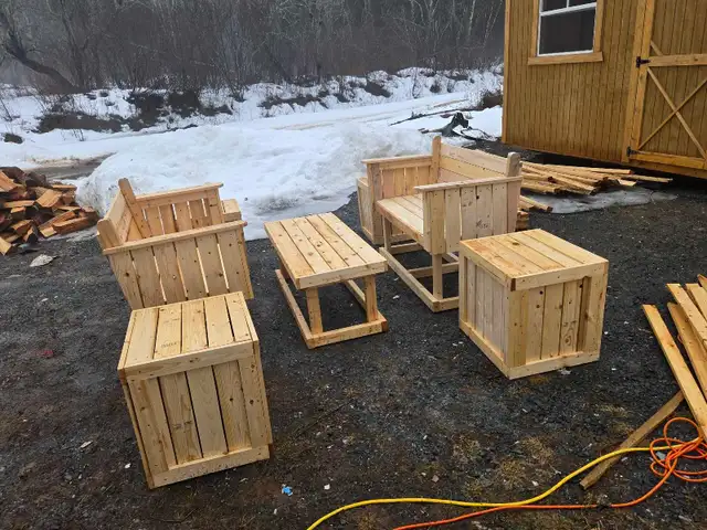 Garbage boxs/Recycle Boxs/ and 7 peice furniture sets