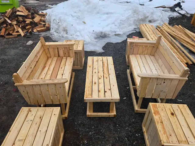 Garbage boxs/Recycle Boxs/ and 7 peice furniture sets - Photo 2