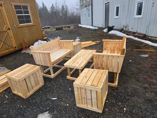 Garbage boxs/Recycle Boxs/ and 7 peice furniture sets - Photo 3