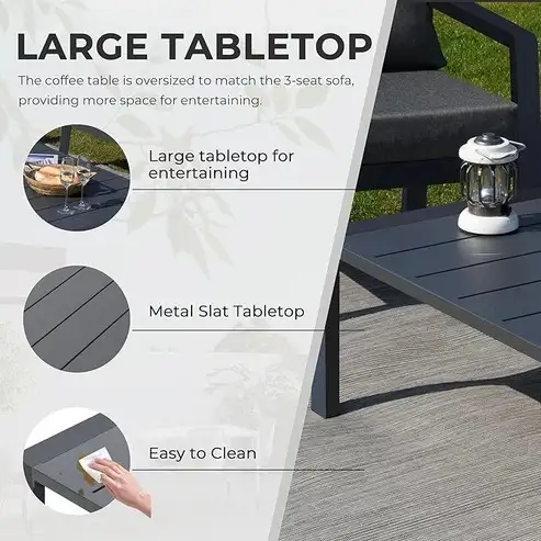 Brand New 4-Piece Heavy Duty Steel Patio Furniture Set $799 - Photo 3