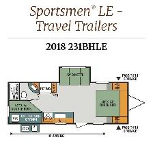 Don't camp in a ⛺️, consider this 2018 Sportsman 231 BHLE
