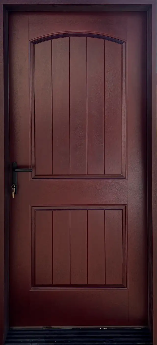 Fibreglass Entry Doors — In Stock YEG — Multipoint Lock Included