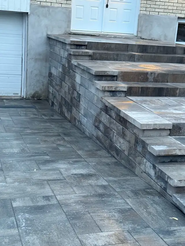 pavé uni installation