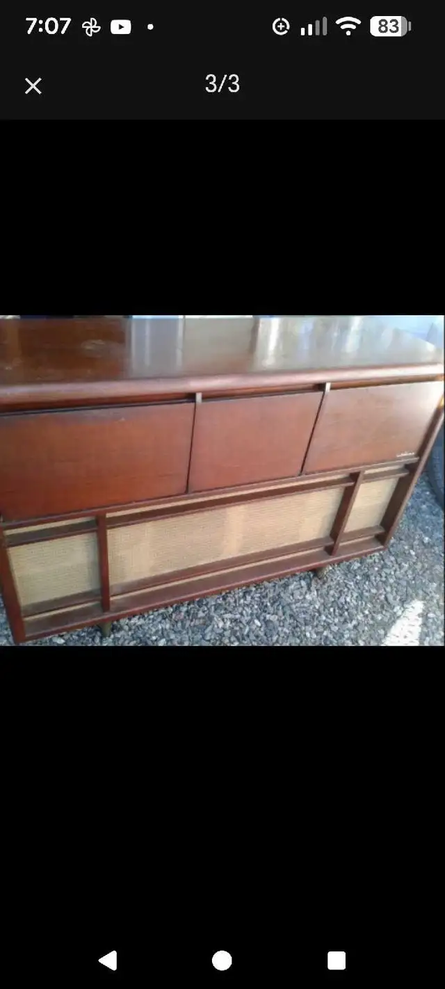 1950's Stero and Record player - Photo 2