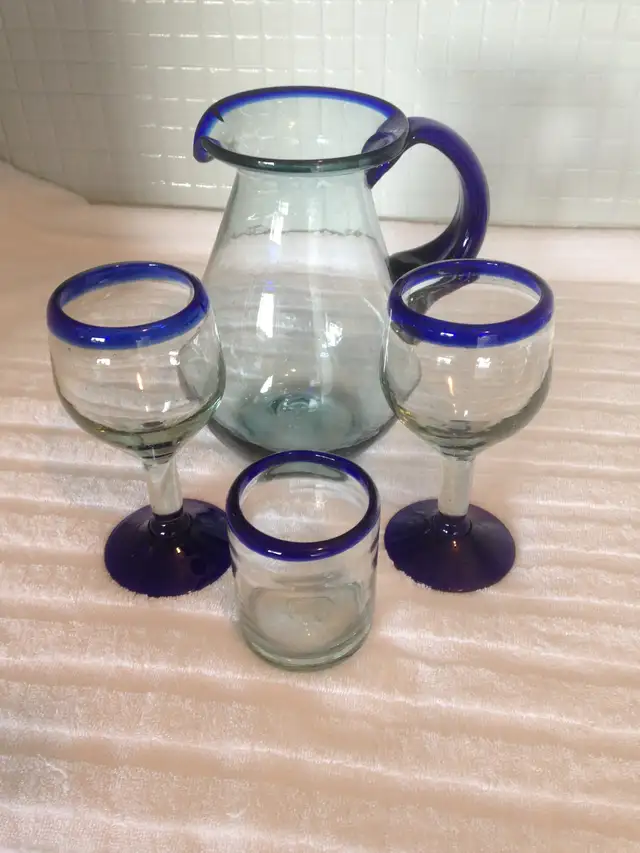 Hand-Blown Glassware (moving sale)