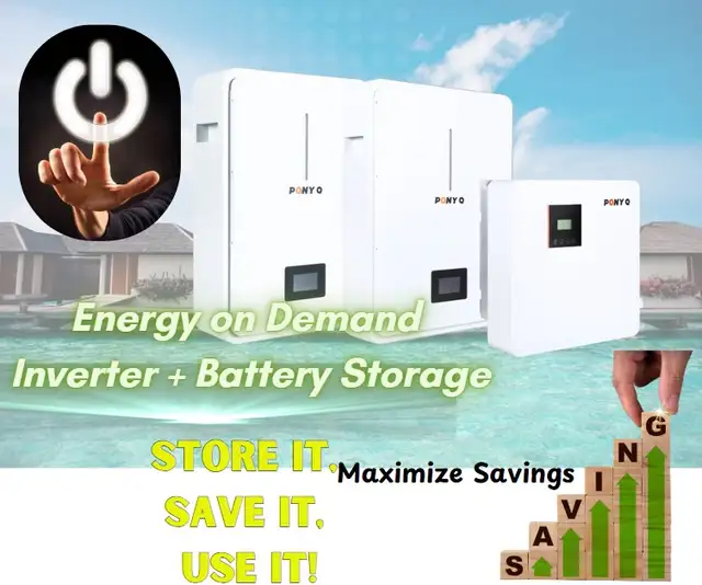 8kW UL Certified Split Phase Inverter   10kWh Lithium Battery Sy