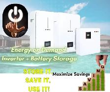 8kW UL Certified Split Phase Inverter   10kWh Lithium Battery Sy