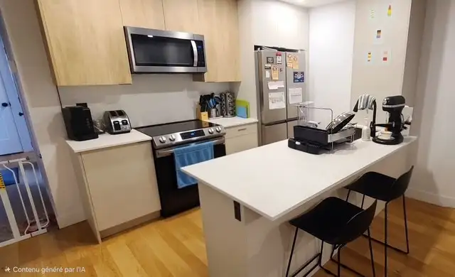 4 1/2 luxueux 2 CAC neuf dans Ahuntsic près du métro Sauvé. - Photo 8