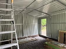 Portable Steel Garage 14x19 – Good Condition - Photo 8
