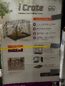Dog crate bundle slightly used for $100