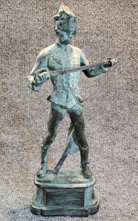 MINUTE MAN? - BRASS or BRONZE CASTING  -  4 lbs. -18 BUCKS!