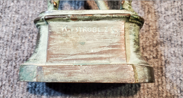 MINUTE MAN? - BRASS or BRONZE CASTING  -  4 lbs. -18 BUCKS! - Photo 4