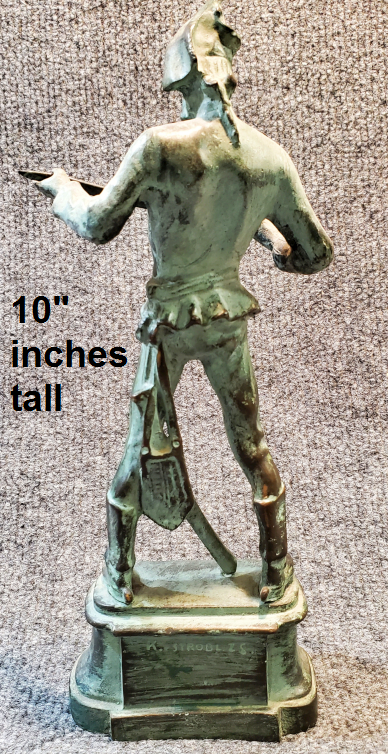 MINUTE MAN? - BRASS or BRONZE CASTING  -  4 lbs. -18 BUCKS! - Photo 6