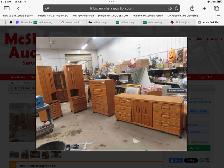 Oak solid wood bedroom suite