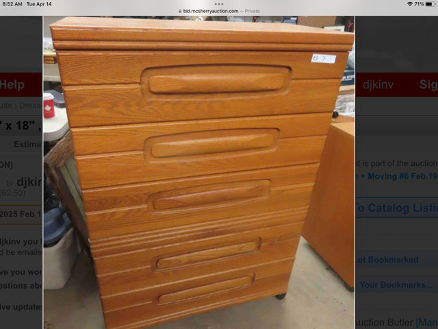 Oak solid wood bedroom suite - Photo 2