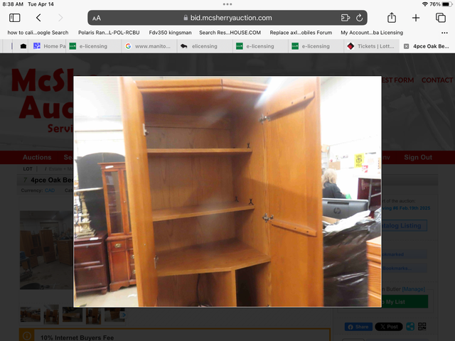 Oak solid wood bedroom suite - Photo 4