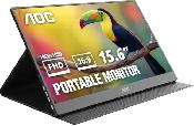 (New)AOC 16T20 Portable Monitor 15.6' FHD 1080p IPS Display, USB