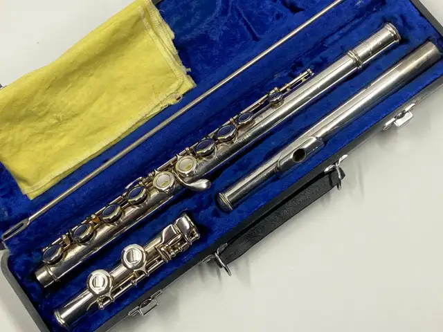 Jupiter Silver Plated Flute Model JFL-511 w/ Hard Case and More - Photo 10