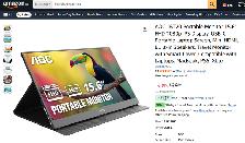 (New)AOC 16T20 Portable Monitor 15.6' FHD 1080p IPS Display, USB - Photo 2