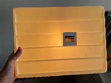 Vintage Kaiser Slide Sorter & viewer. Classic darkroom gear