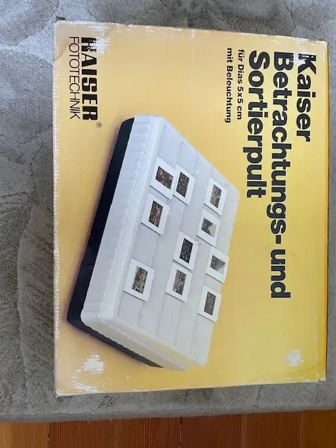 Vintage Kaiser Slide Sorter & viewer. Classic darkroom gear - Photo 4