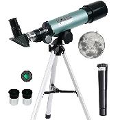 (New)90X Zoom HD Outdoor Astronomical Telescope for Kids, 50mm A