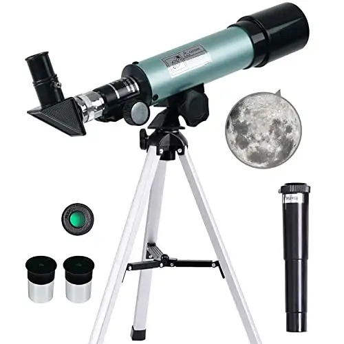 (New)90X Zoom HD Outdoor Astronomical Telescope for Kids, 50mm A