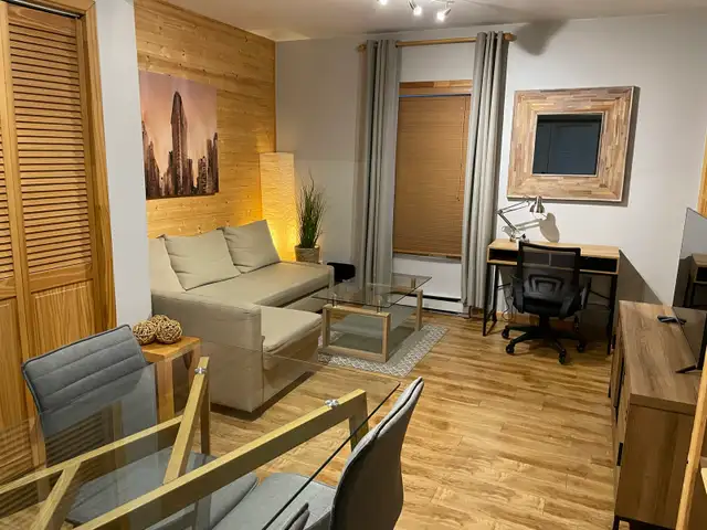 ✨ GRAND 3 ½ - STYLE LOFT – MEUBLÉ TOUT INCLUS – 1250$ / MOIS ✨ - Photo 5