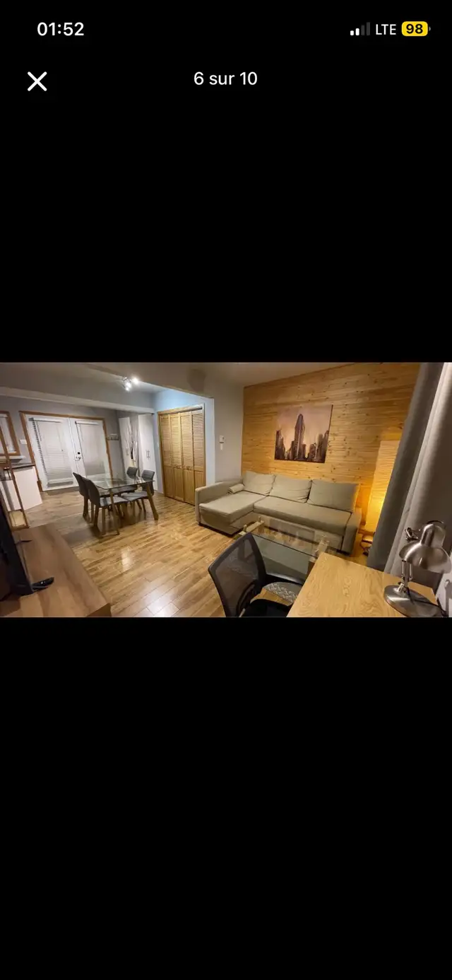 ✨ GRAND 3 ½ - STYLE LOFT – MEUBLÉ TOUT INCLUS – 1250$ / MOIS ✨ - Photo 10