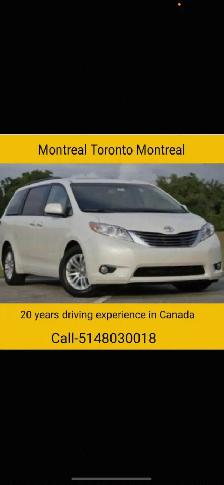 EXPRESS-RIDE SHARE -Laval MONTREAL TO TORONTO MISSISSAUGA