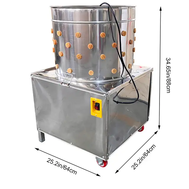 Chicken Plucker Poultry De-Feather Remover Processing 170597 - Photo 4