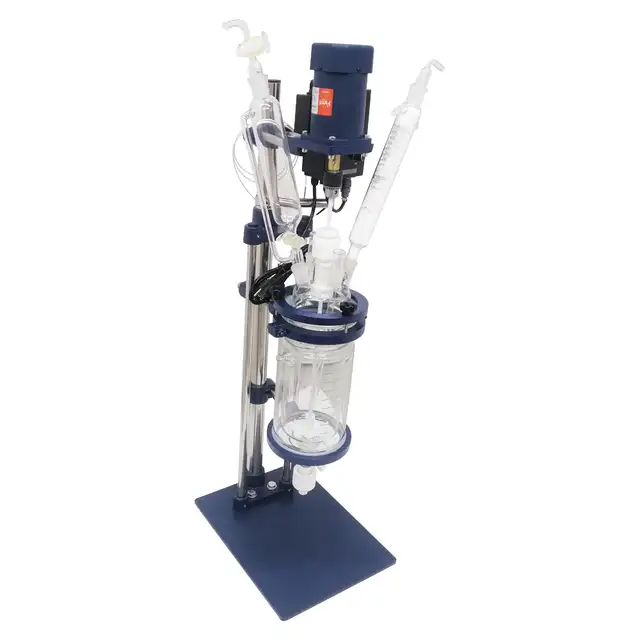 2L Glass Reactor Jacketed Reaction Distillation Lab 220499 - Photo 10
