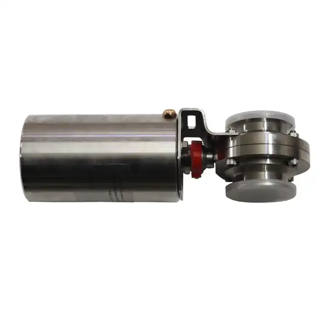 Butterfly Valve 2In Stainless Pneumatic Actuator Tri Clamp020381 - Photo 3