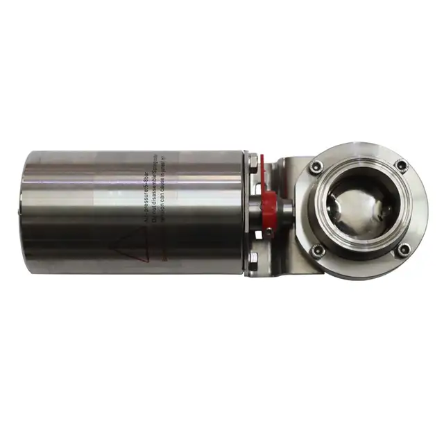 Butterfly Valve 2In Stainless Pneumatic Actuator Tri Clamp020381 - Photo 4