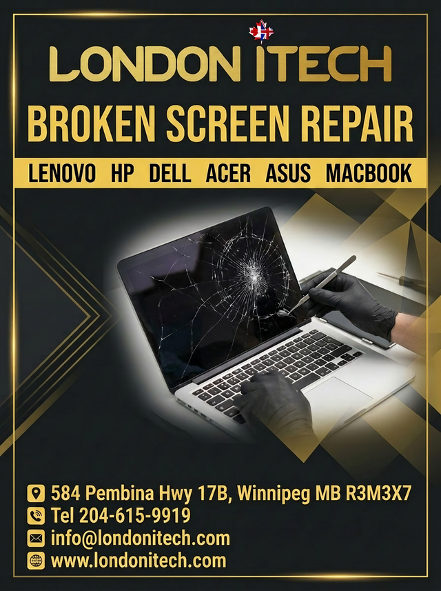 Laptop Screen repair winnipeg