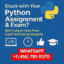 Python Exam Help | Python Homework & Assignment Help – DM now