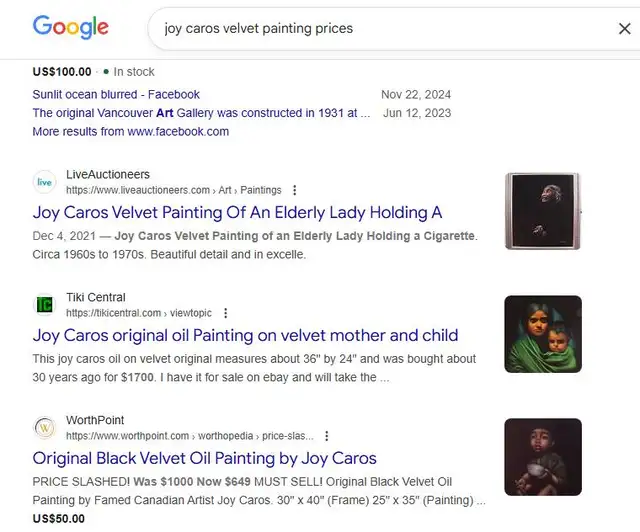 Velvet painting by Artist: Joy Caros - Photo 4